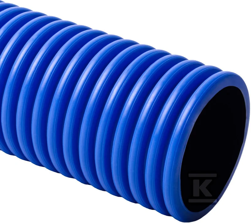 Kopos KOPOFLEX KF 09050_CB Rura giętka karbowana z podwójnym płaszczem 50mm niebieska 25m