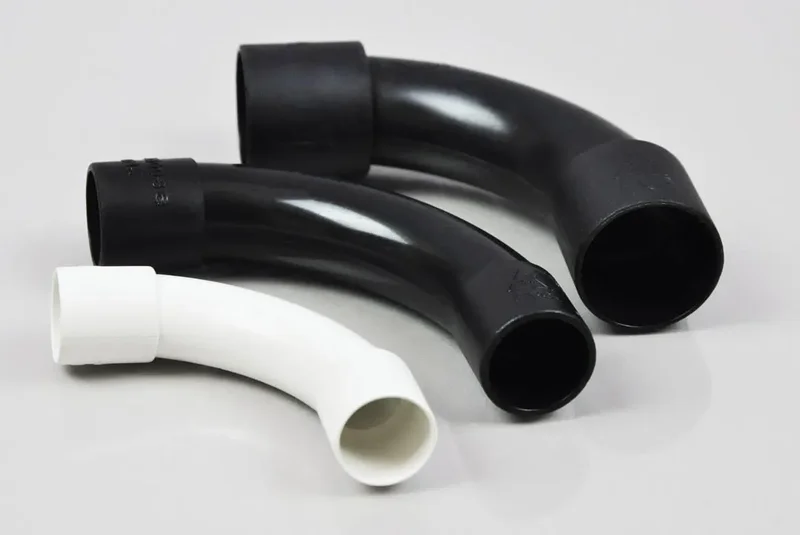ELEKTROPLAST STRÓŻA ZK-37 Kolanko sztywne dwukielichowe białe wtryskowe