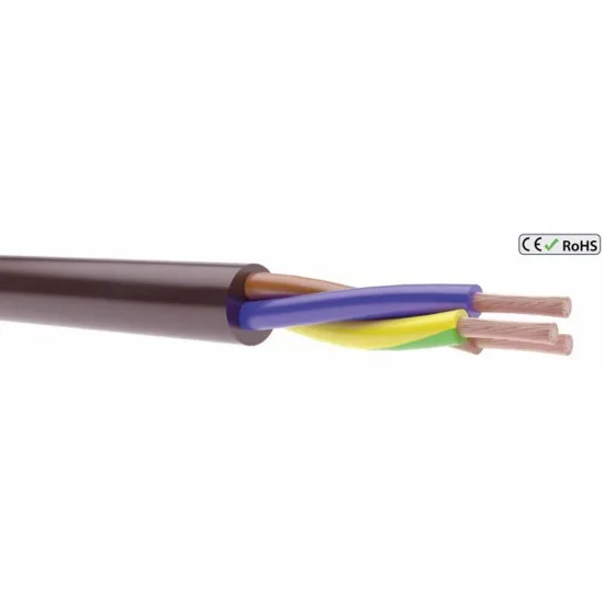 Przewód warsztatowy H05RR-F (OW) 3x2,5 mm2 żo 300/500V guma czarny