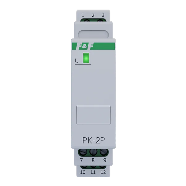 F&F Przekaźnik elektromagnetyczny 2P 8A 230V AC PK-2P-230V