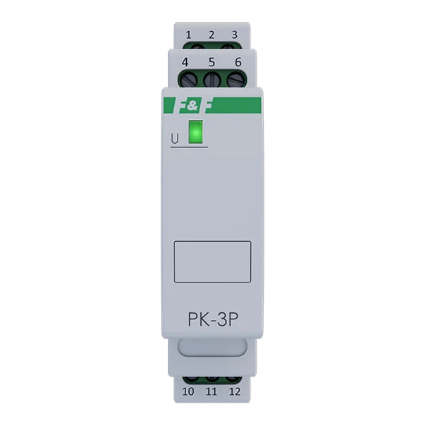 F&F Przekaźnik elektromagnetyczny 3P 8A 230V AC PK-3P-230V