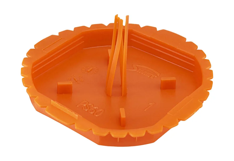 Pokrywa sygnalizacyjna puszek podtynkowych 60mm okrągła pomarańczowa PS60
