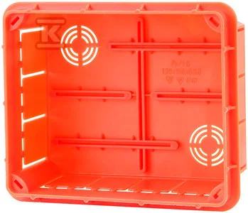 ELEKTRO-PLAST OPATÓWEK Puszka podtynkowa Pp/t-6 (126x156x68,5), biała pokrywa, zaślepka tekturowa, IP40