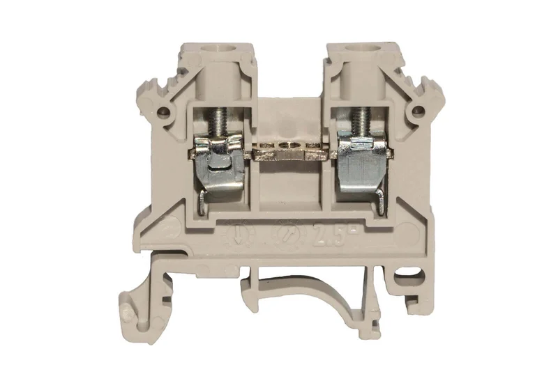 SIMET ZŁĄCZKA GWINTOWA SZYNOWA, SERIA NOWA, 2,5 MM², TS 32,35, 1 TOR, SZARA, 800V, 24A, ZSG1-2.5NS