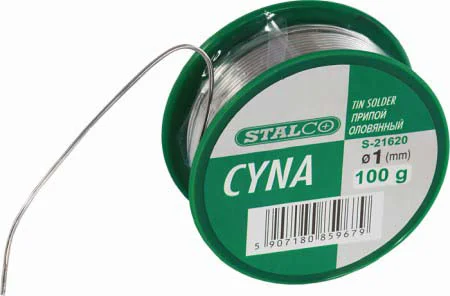Cyna lutownicza 1mm 100g Stalco S-21620