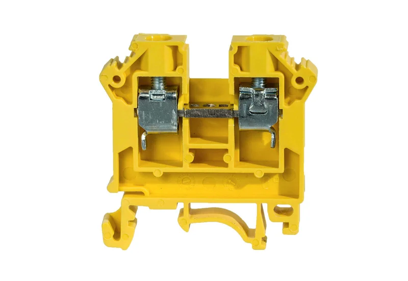 SIMET Złączka szynowa gwintowa seria NOWA ZSG1-6.0Nz 6mm2 żółta