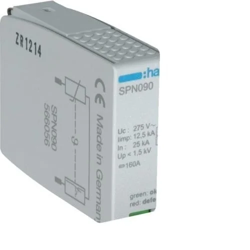 Hager SPD Moduł wymienny T1+T2 MOV 1P 12,5 kA SPN090