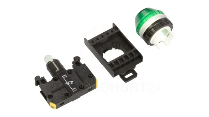 SPAMEL lampka sygnalizacyjna 22mm zielona 230V AC LED ST22-LZ
