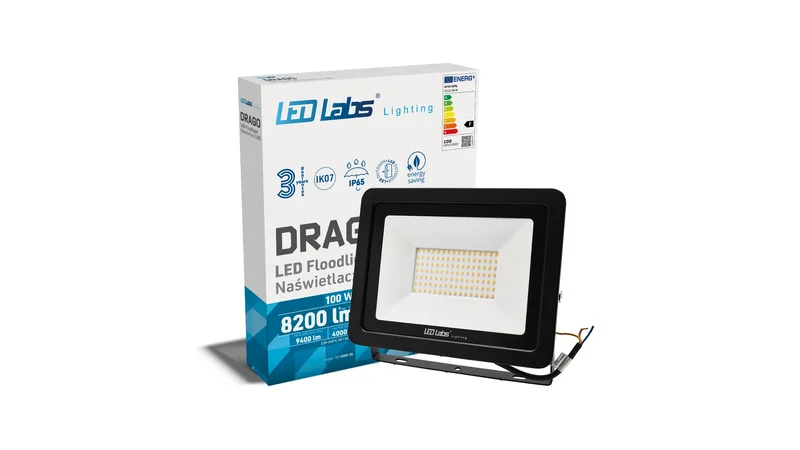 DRAGO 100W Naświetlacz LED NW IP65 SLIM 17-0000-05