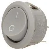 ORNO W1/11 Wyłącznik kołyskowy czarny 6A 250V