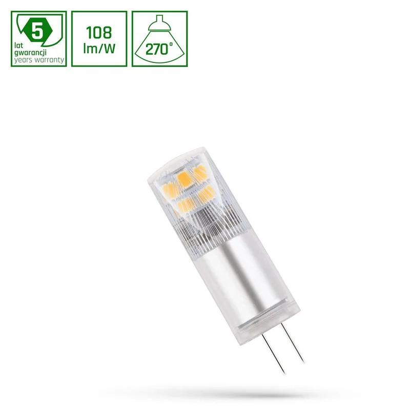 SPECTRUM LED G4 2.5W 12V WW 270lm