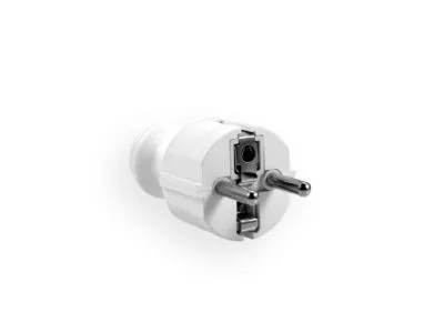 Plastrol WT-50 Wtyczka kątowa 16A Uni-Schuko 250V biała