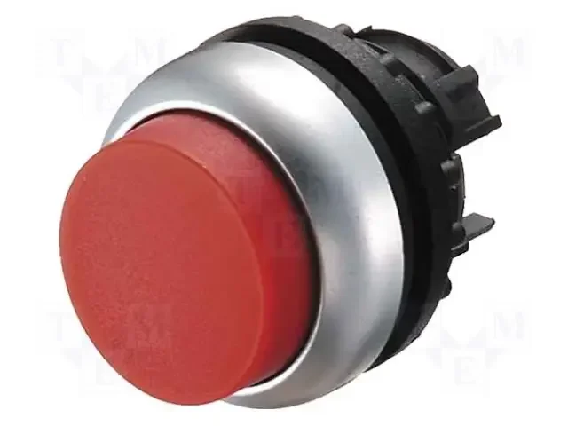PRZYCISK STEROWNICZY 22MM ZIELONY Z SAMOPOWROTEM 