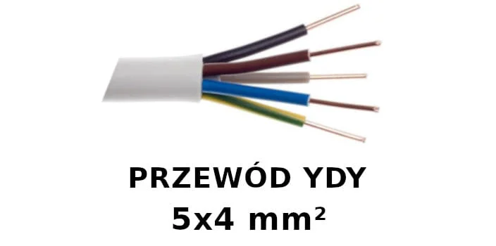 ELPAR YDY 5x4 ŻO 450/750V Przewód