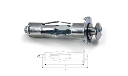 STALCO MOLLY 4x32/38 stalowy z wkrętem do płyt gipsowych