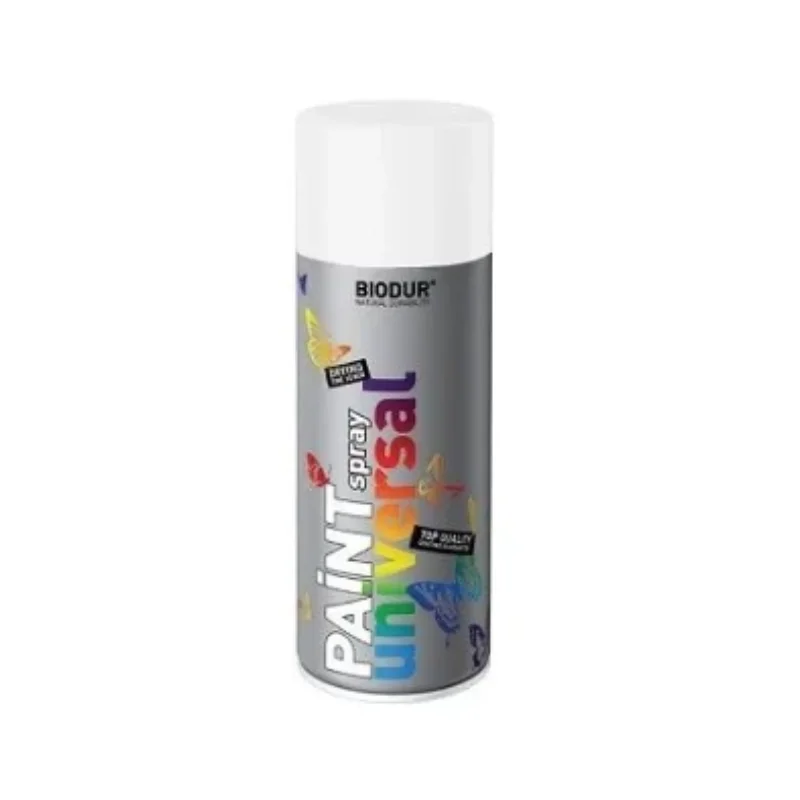 Lakier akrylowy BIODUR biały RAL 9010 spray 400ml