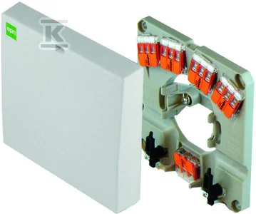 ELEKTRO-PLAST PUSZKA AGD/HAD 4-S N/T-P/T PRZYŁĄCZENIOWA WYPOSAŻONA W SZYBKOZŁĄCZA 6MM2