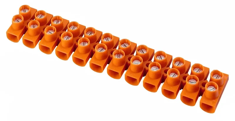 SIMET LTF 12-16.0 Listwa zaciskowa gwintowa 12-torowa 16mm2 pomarańczowa 76A 750V