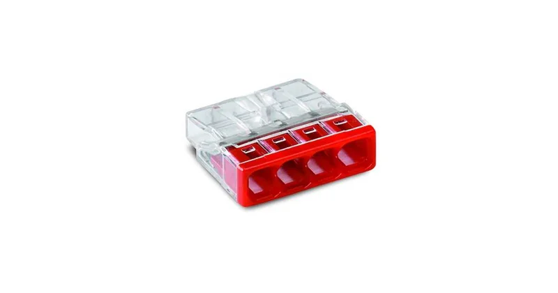 WAGO COMPACT 2273-204 Złączka instalacyjna do przewodów sztywnych 4-przewodowa 0,5-2,5 mm²