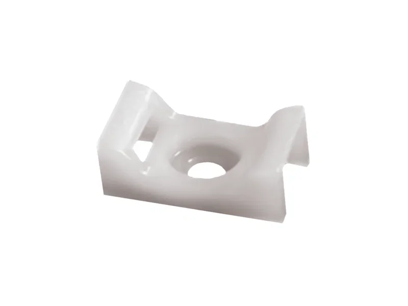 Podstawka montażowa przykręcana 13x18,5mm biała PMP-05-4-100 /100szt./