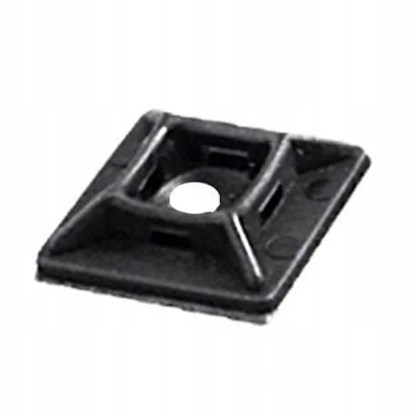 Elektro-Plast Podstawka montażowa do opasek zaciskowych czarna PMS-25-25-UV-100 /100szt./