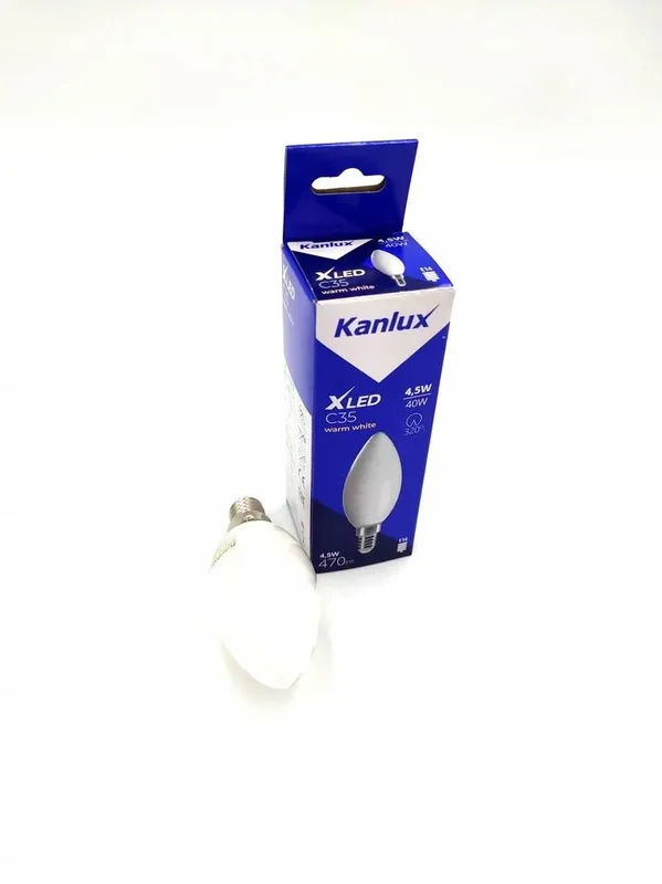 KANLUX XLED C35 E14 4.5W-40W 470lm 3000K Świeczka LED