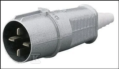 Wtyczka metalowa przenośna 32A 500V 4P IP44 3141-326 TAREL (Polam-Nakło)