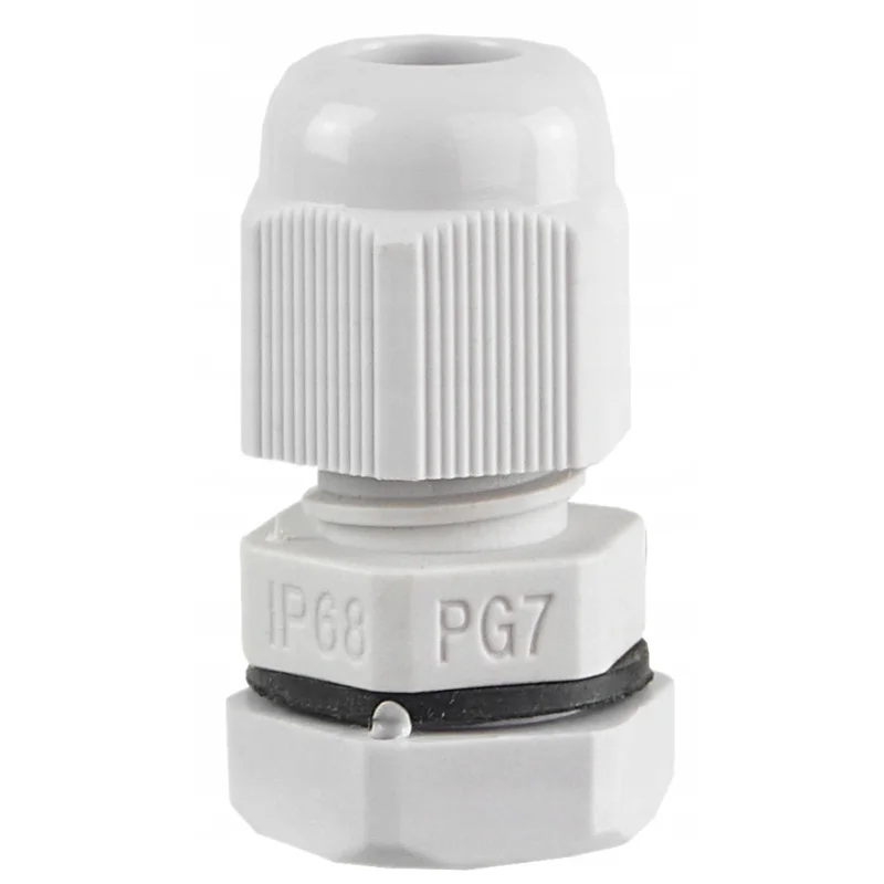 Dławnica kablowa PG-7 IP68 3,5-6mm szara