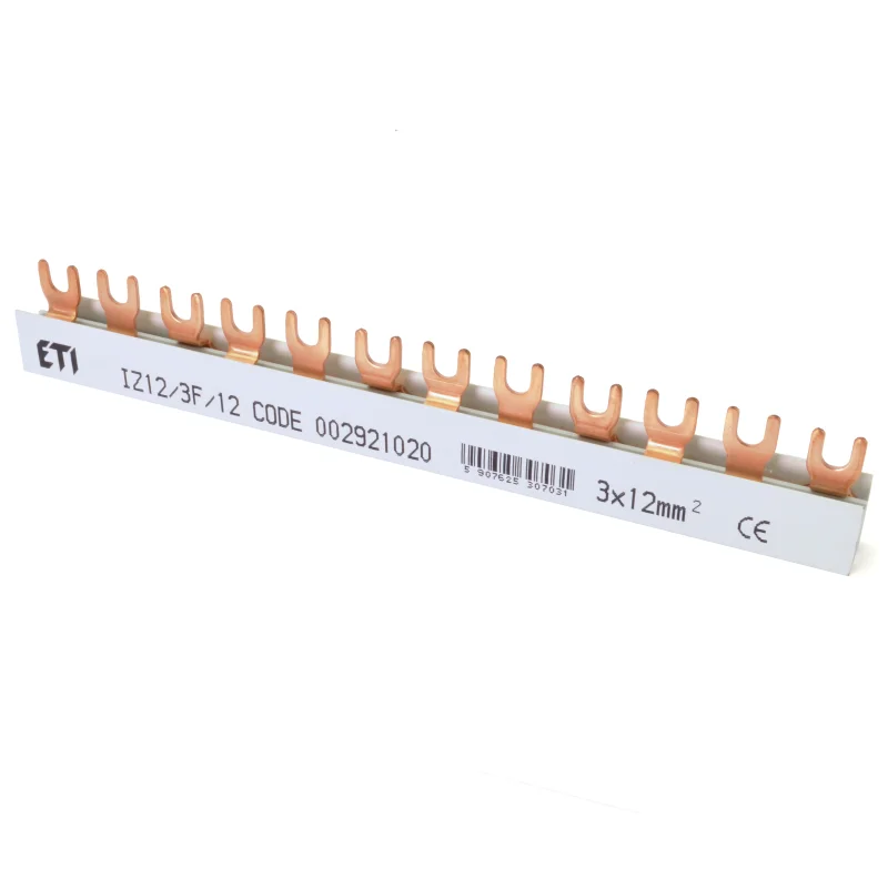 ETI Szyna łączeniowa widełkowa 3P 80A 12mm2 12-modułów IZ12/3F/12
