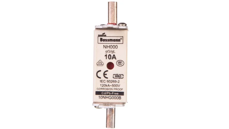 ETI Wkładka topikowa bezpiecznikowa NH000 gG/gL 10A 500V WT-00C