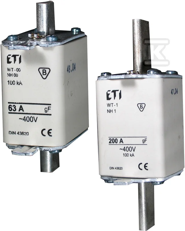 ETI Wkładka topikowa przemysłowa zwłoczna KOMBI NH1C gG 16A/500V