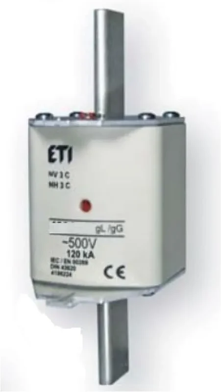 ETI Wkładka bezpiecznikowa NH3C gG 80A/500V zwłoczna