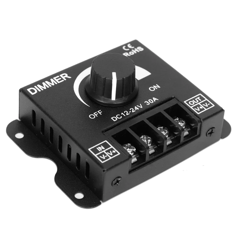 PREMIUMLUX LUX02954 Ściemniacz LED manualny 30A 360W 12-24V czarny