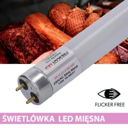 PRESCOT Świetlówka LED T8 G13 mięsna 90cm 15W 1340lm