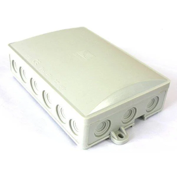 Puszka natynkowa hermetyczna 90x130 klik IP54 18 dławików szara A.0065 PAWBOL