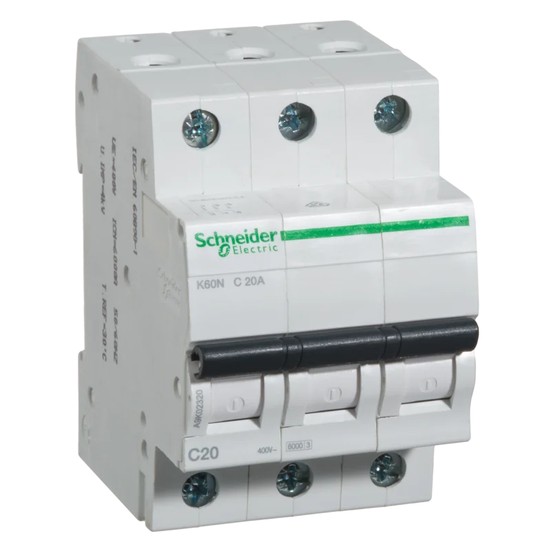 Schneider Electric Wyłącznik nadprądowy Acti9 K60N 1P C 25A 6kA - A9K02125