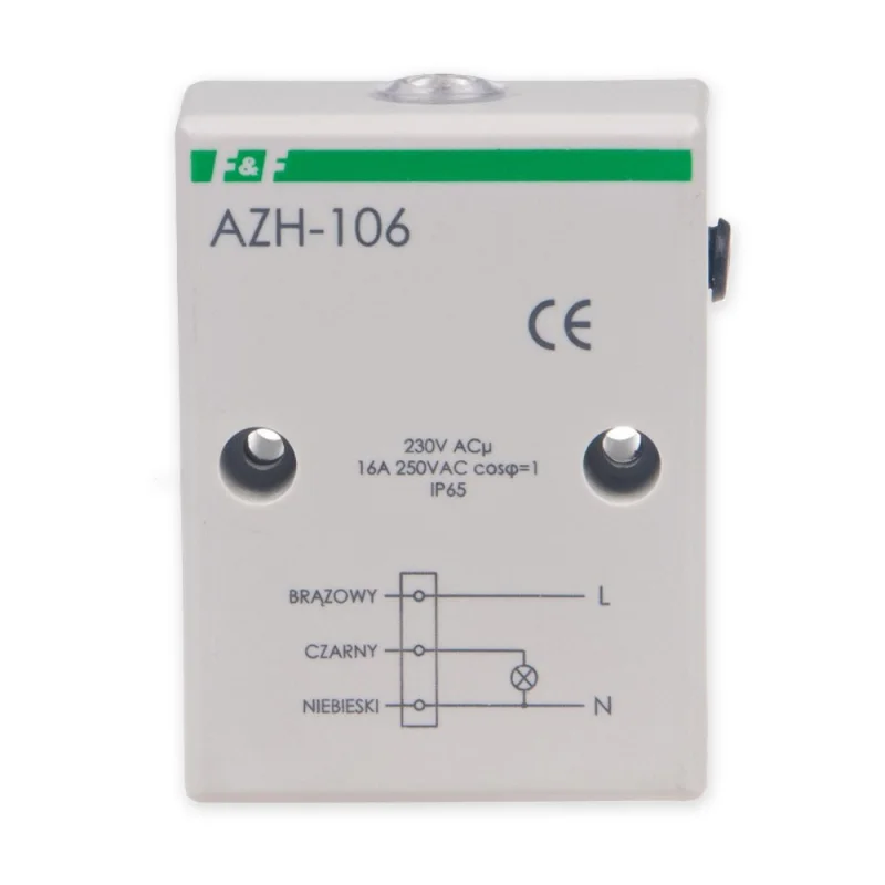 F&F Automat zmierzchowy AZH-106 16A 230V IP65 hermetyczny natynkowy