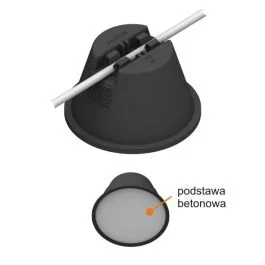 Uchwyt betonowy w tworzywie AN-11D B931504 AN-KOM
