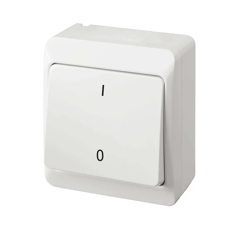 HERMES Łącznik natynkowy dwubiegunowy IP44 biały ŁNT-2