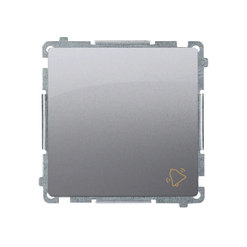 Kontakt-Simon Simon Basic BMD1.01/28 Przycisk "dzwonek" (moduł) 10AX 250V szybkozłącza grafit mat metalizowany