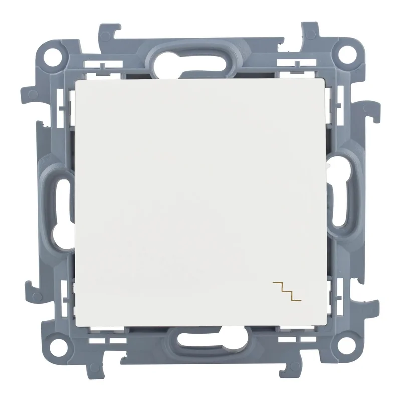 Kontakt-Simon Simon 10 CW6.01/11 Łącznik schodowy (moduł) 10AX 250V zaciski śrubowe biały