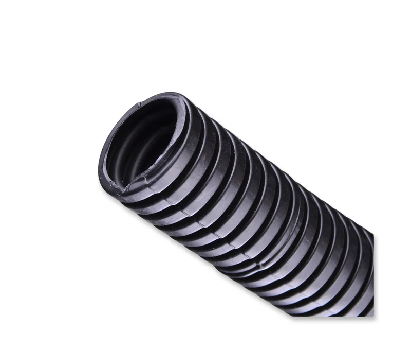 Rura giętka karbowana 25/19 szara z PVC 750N 50m