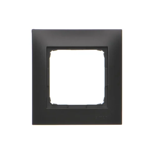 Simon 54 Premium Ramka 1-krotna uniwersalna IP20/IP44 czarny mat DR1/49