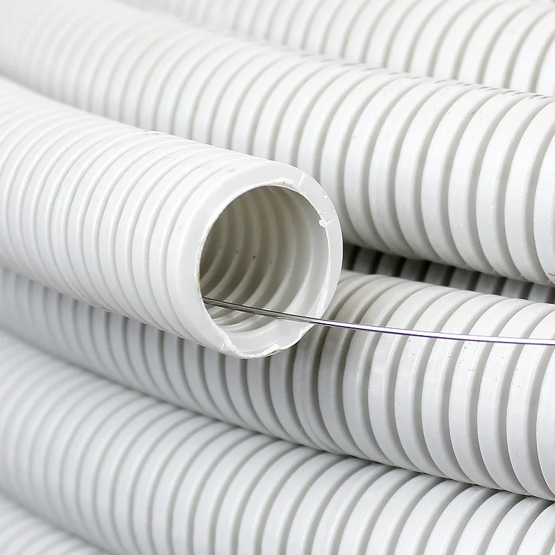 Rura giętka karbowana 16/11 PVC 320N szara (25m) Elektroplast Stróża